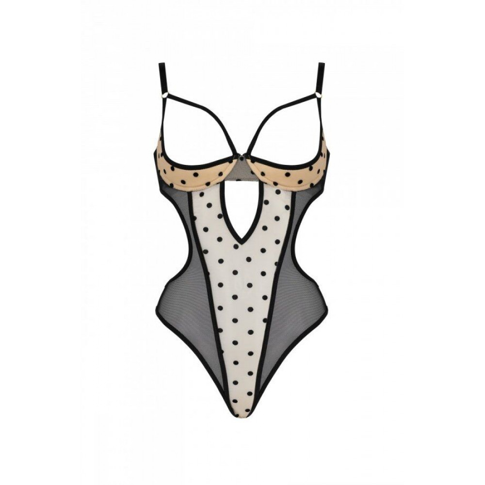Эротическое боди - Боди MARINA BODY beige L/XL - Passion 2