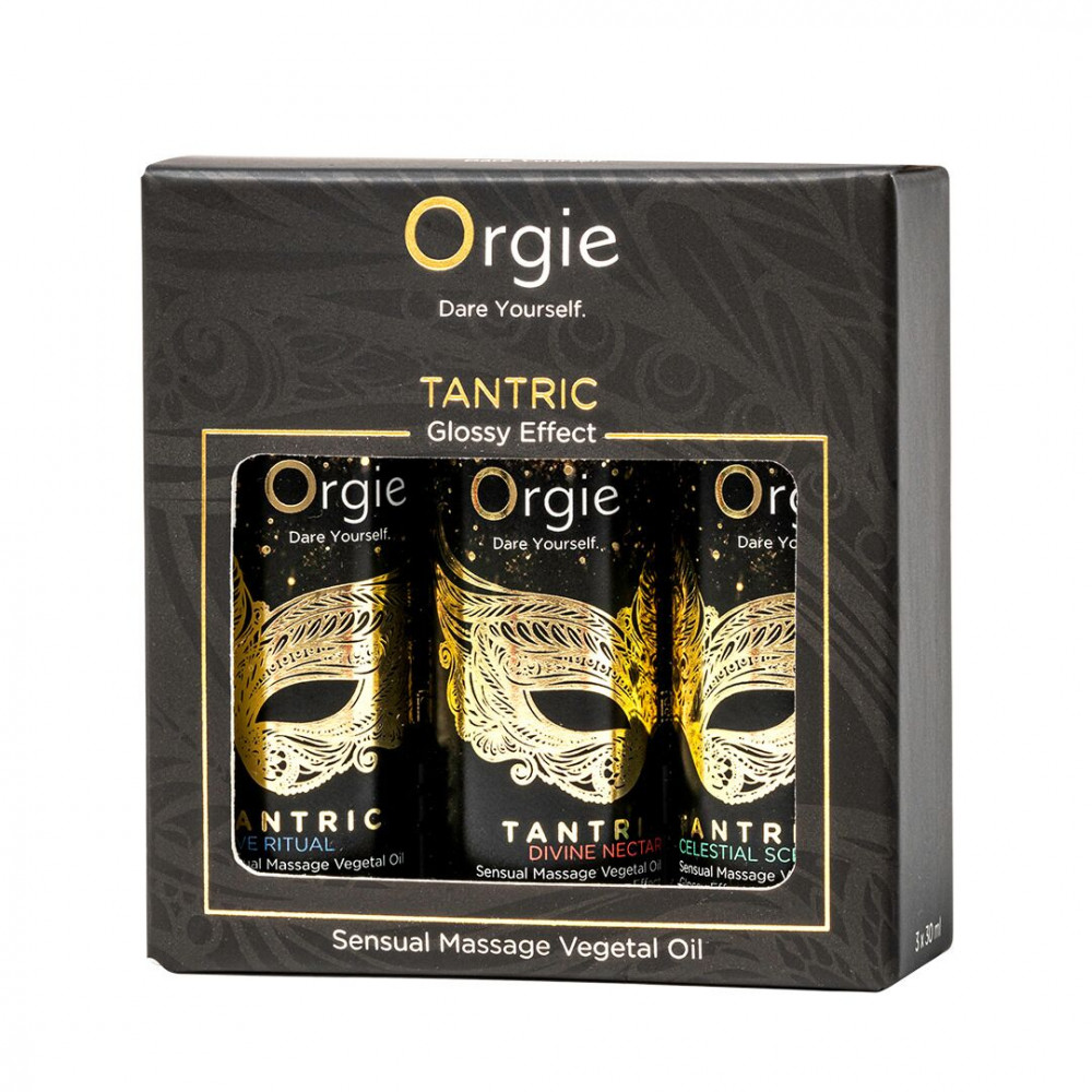 Подарочные наборы - Набор масел для тантрического массажа Orgie – Tantric Mini Size Collection (3х30 мл), увлажнение