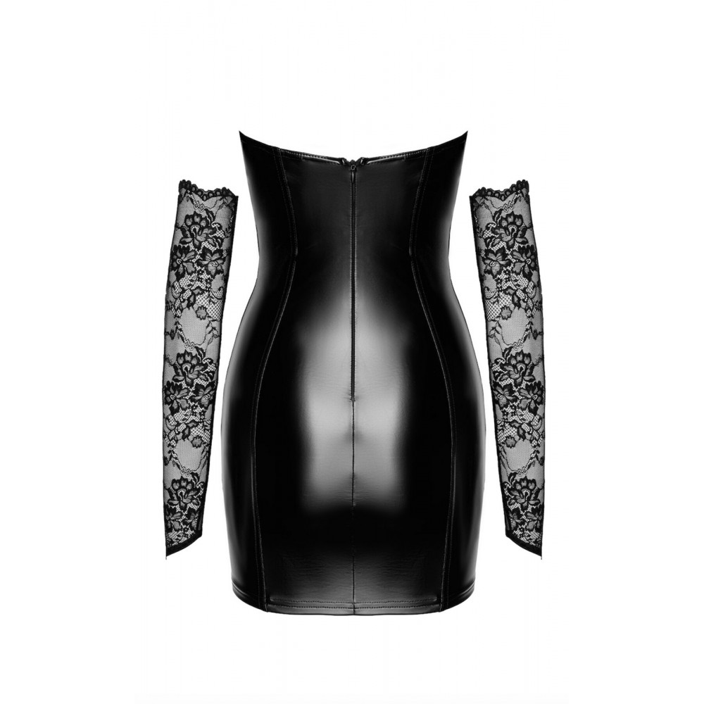 Сексуальные платья - Платье Noir Handmade F340 Dress with gloves - 3XL 6