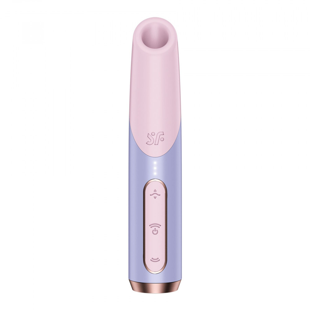 Вибраторы вакуумные - Вакуумный стимулятор Satisfyer Bold Kiss Violet