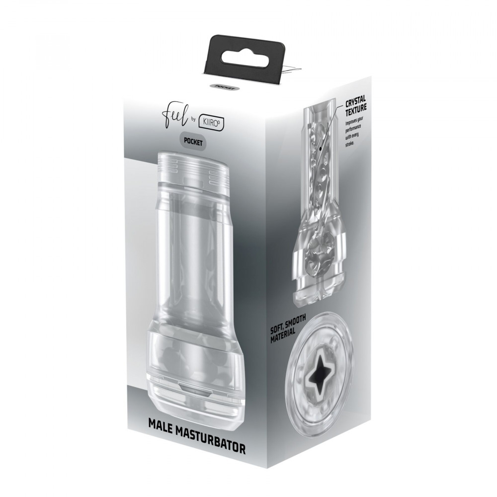 Другие мастурбаторы - Мастурбатор Kiiroo Feel Pocket Crystal совместим с PowerBlow 8