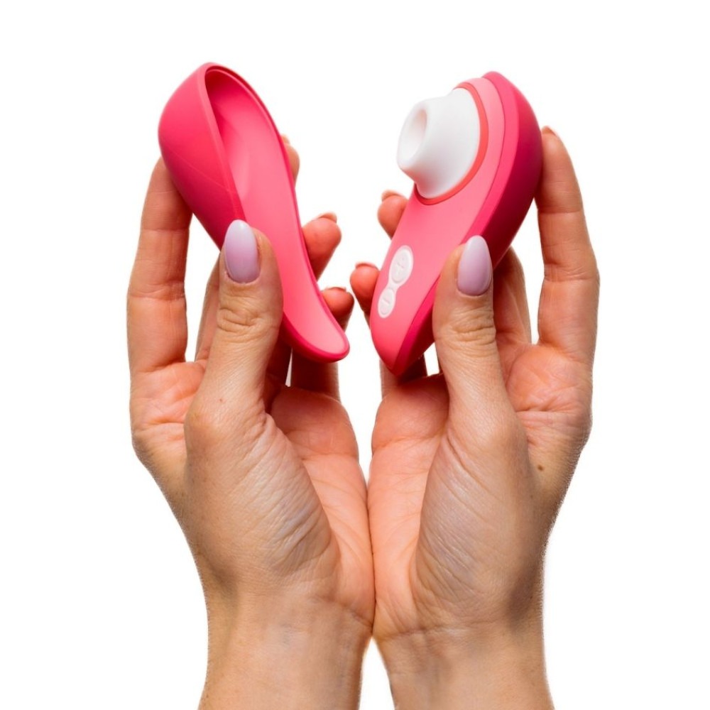 Секс игрушки - Вакуумный клиторальный вибратор Womanizer Liberty 2 Vibrant Rose, розовый 13