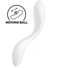 Вибратор с жемчужной стимуляцией точки G Satisfyer Rrrolling Pleasure White