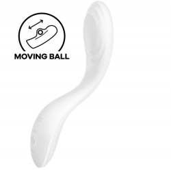 Вибратор с жемчужной стимуляцией точки G Satisfyer Rrrolling Pleasure White