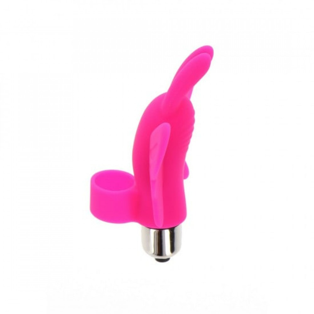 Секс игрушки - Вибратор на палец ToyJoy Butterfly Pleaser, розовый 3