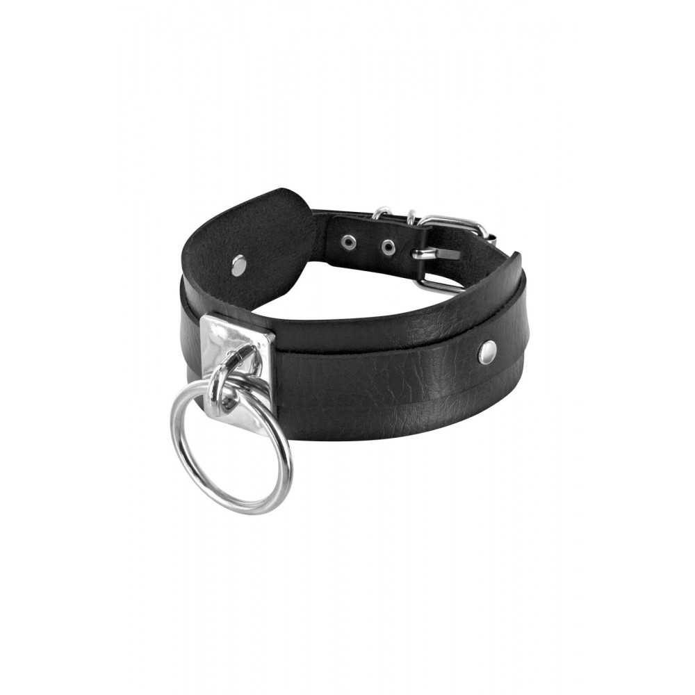 Ошейники, поводки - Ошейник c кольцом Fetish Tentation Choker Ring