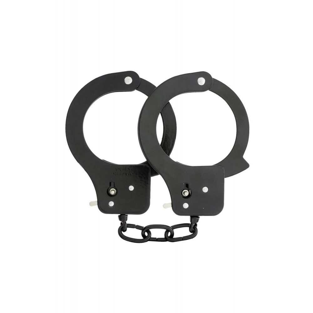 Наручники, веревки, бондажы, поножи - Наручники BONDX METAL CUFFS, BLACK