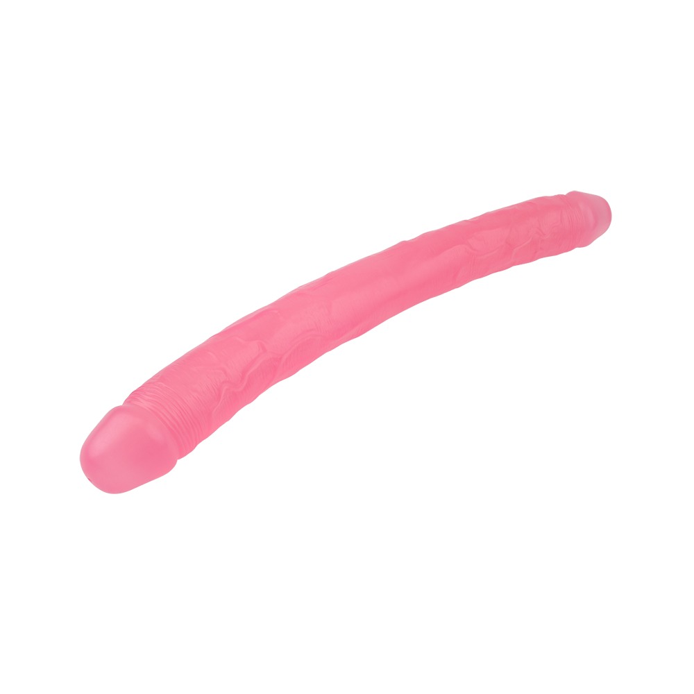Секс игрушки - Фаллоимитатор двухсторонний реалистичный Chisa Hi-Rubber, розовый 2