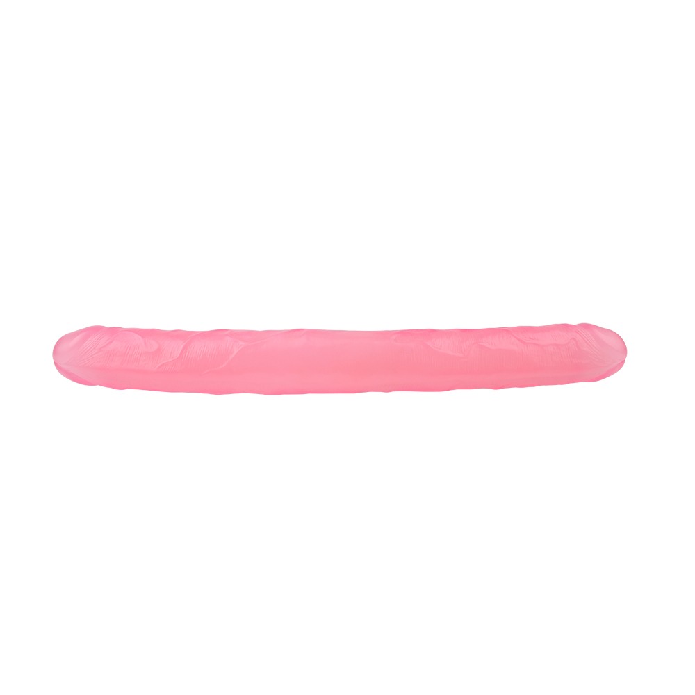 Секс игрушки - Фаллоимитатор двухсторонний реалистичный Chisa Hi-Rubber, розовый 3