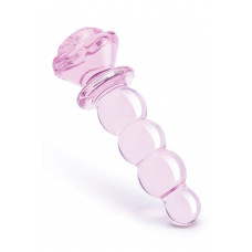 Фаллоимитатор елочка из стекла Dream Toys Glaze Glass в форме бутона розы