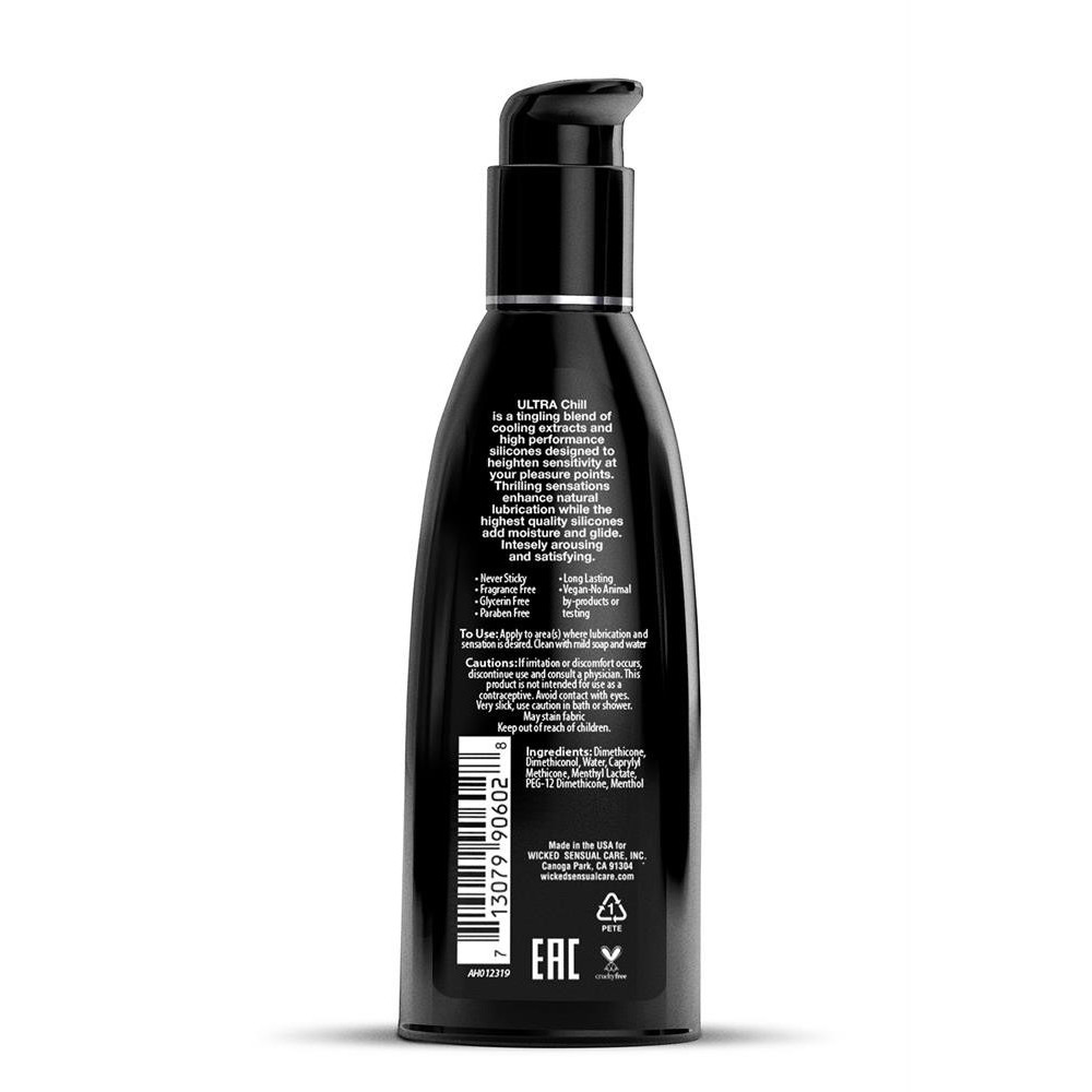 Лубриканты - Лубрикант WICKED силиконовый Ultra Chill 60 ML 1