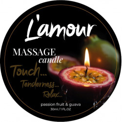 Массажная свеча L'amour Passionfruit & Guava с ароматом гуавы и маракуйи, 30 мл