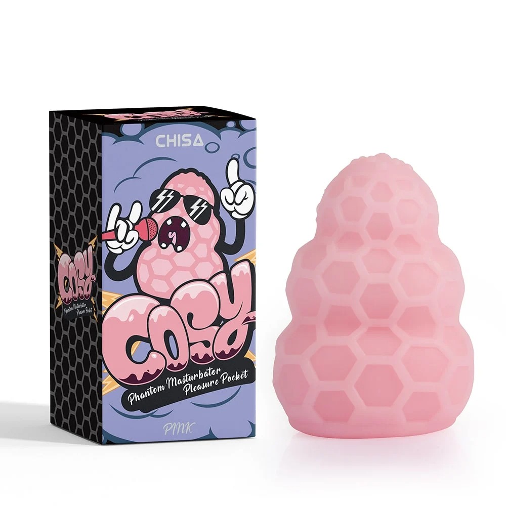 Секс игрушки - Мастурбатор яйцо Chisa COSY Phantom, розовый, 7.8 х 5.5 см