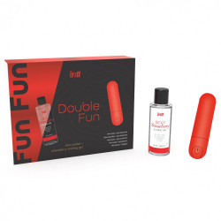 Набор вибропуля и лубркиант INTT DOUBLE FUN