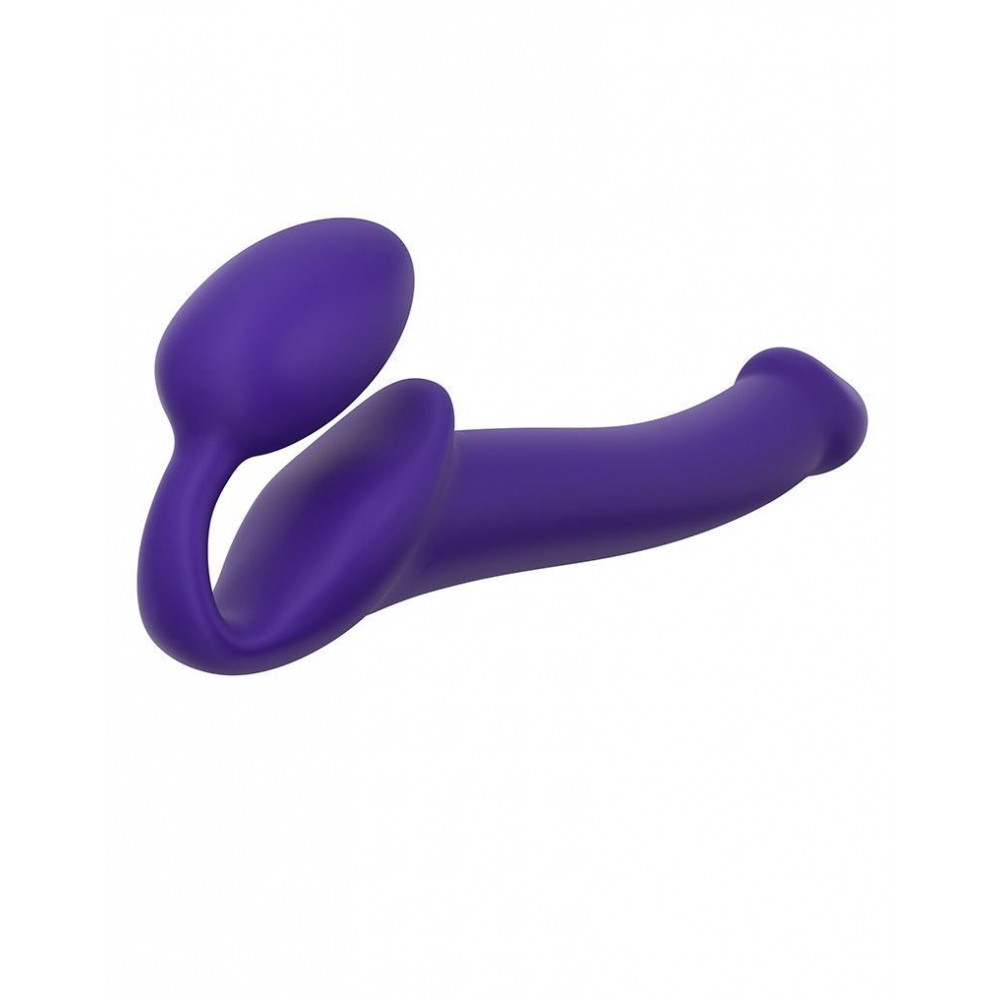 Страпоны безремневые - Безремневой страпон Strap-On-Me Violet M, полностью регулируемый, диаметр 3,3см 4