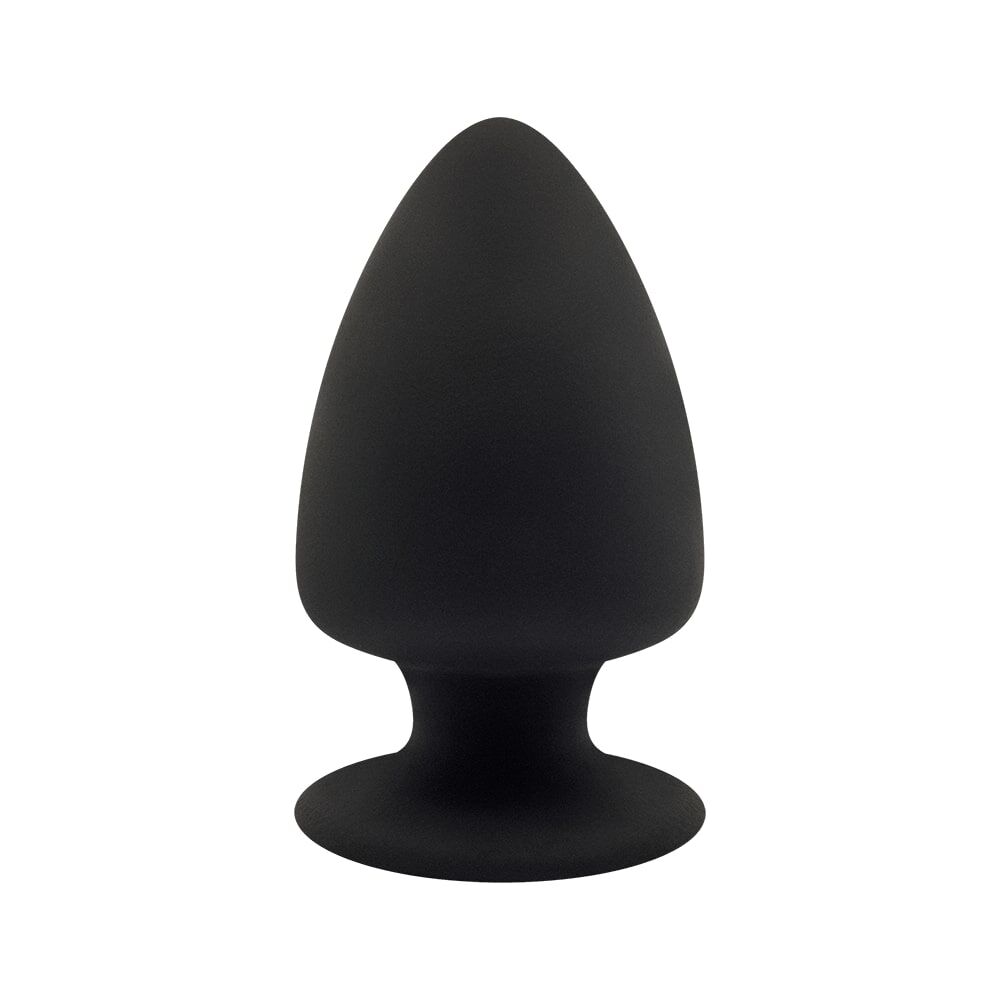 Анальная пробка - Анальная пробка SilexD (Model 1 size M) двухслойная, силикон+Silexpan, диаметр 6,2 см
