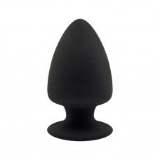 Анальная пробка SilexD (Model 1 size M) двухслойная, силикон+Silexpan, диаметр 6,2 см