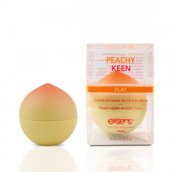 Возбуждающий крем для сосков EXSENS Peachy Keen (8 мл) с маслом жожоба и ши, съедобный, без сахара