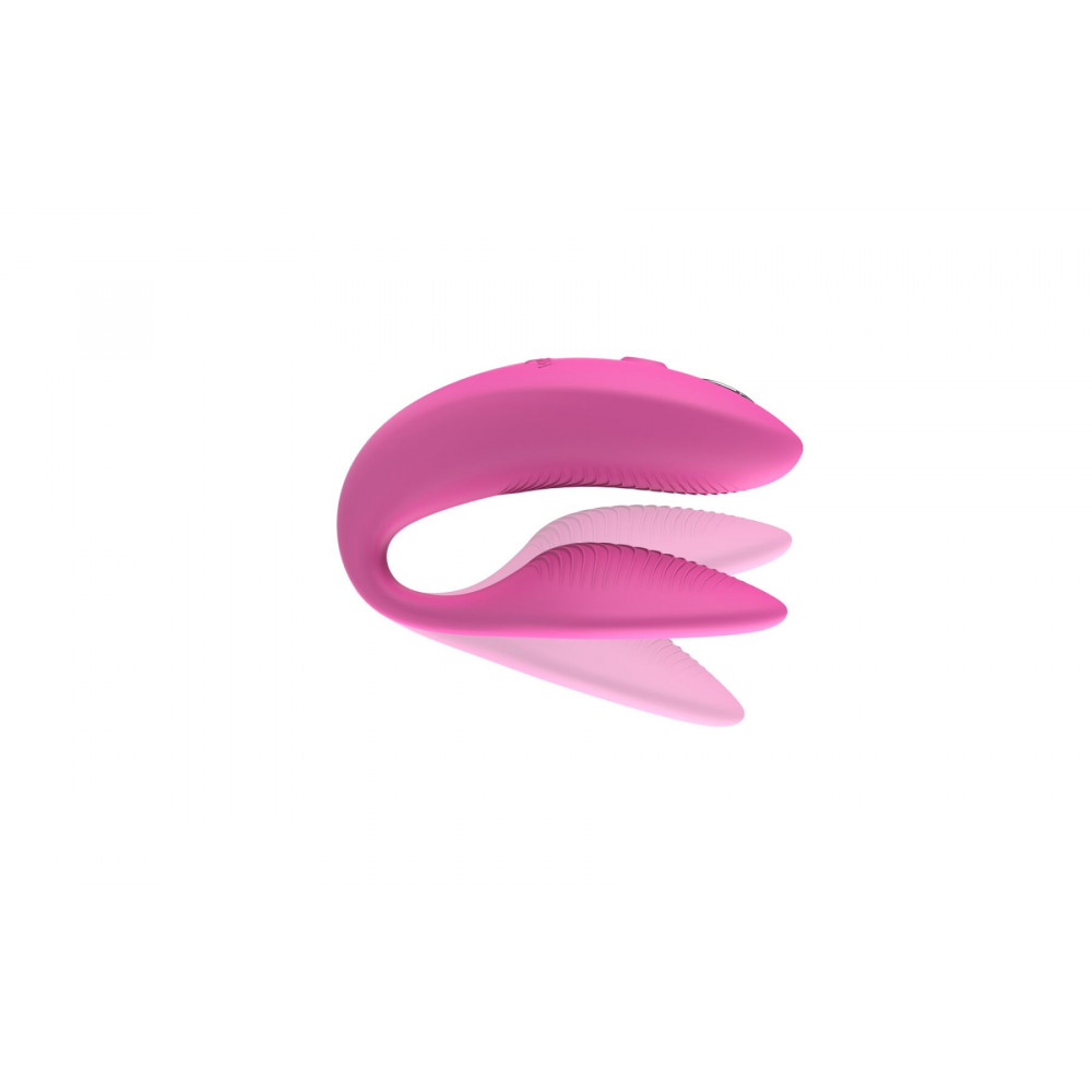 Вибраторы для пар - Смарт-вибратор для пар We-Vibe Sync 2 Rose, 10 виброрежимов, пульт ДУ 10