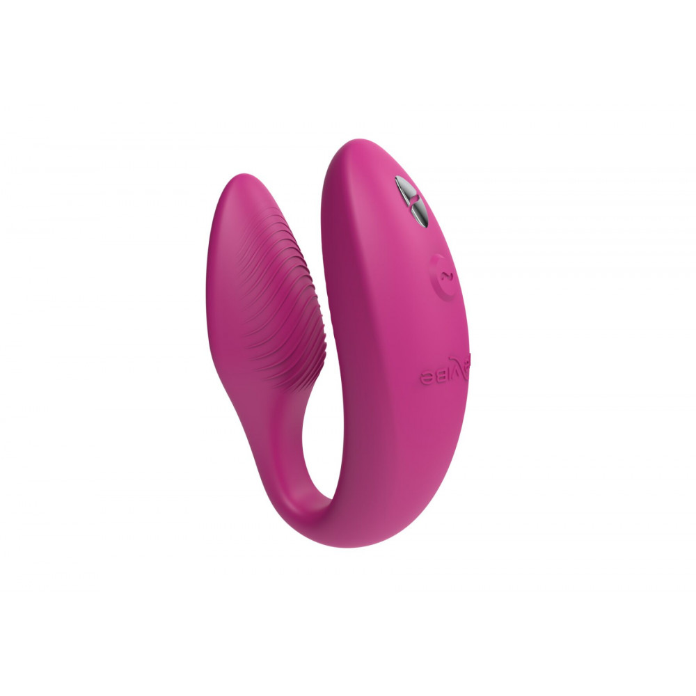 Вибраторы для пар - Смарт-вибратор для пар We-Vibe Sync 2 Rose, 10 виброрежимов, пульт ДУ 8