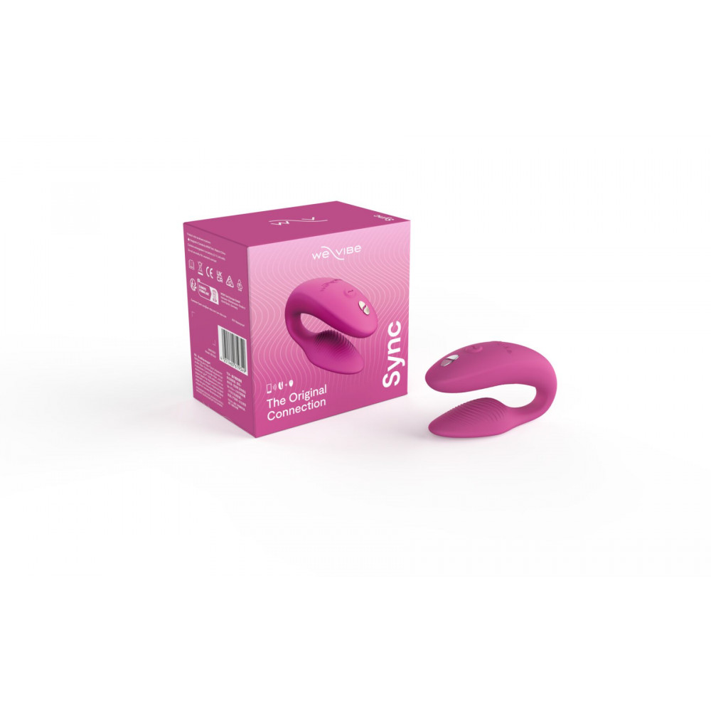 Вибраторы для пар - Смарт-вибратор для пар We-Vibe Sync 2 Rose, 10 виброрежимов, пульт ДУ 5
