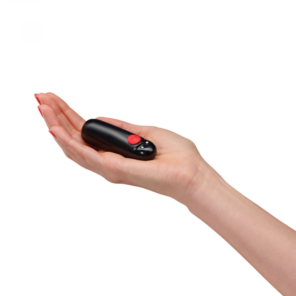 Клиторальный вибратор - Вибропуля Fun Factory Massage BULLET, черная, диаметр 2,5 см, 3 скорости, 3 рисунка вибрации 2