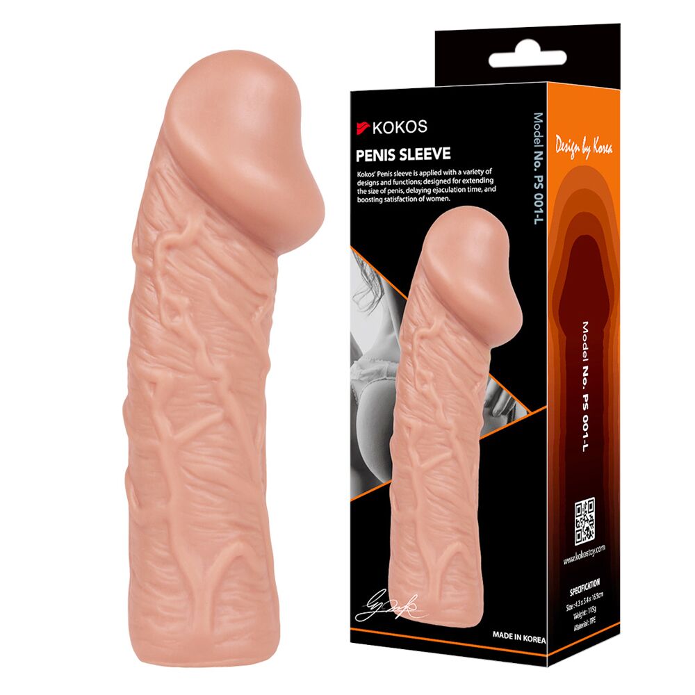 Насадки на член - Насадка на член Kokos Penis Sleeve PS 001 L