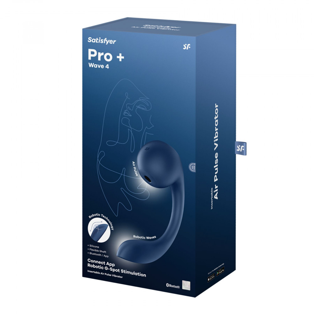 Вибраторы для пар - Вибратор Satisfyer Pro+ Wave 4 Connect App 4