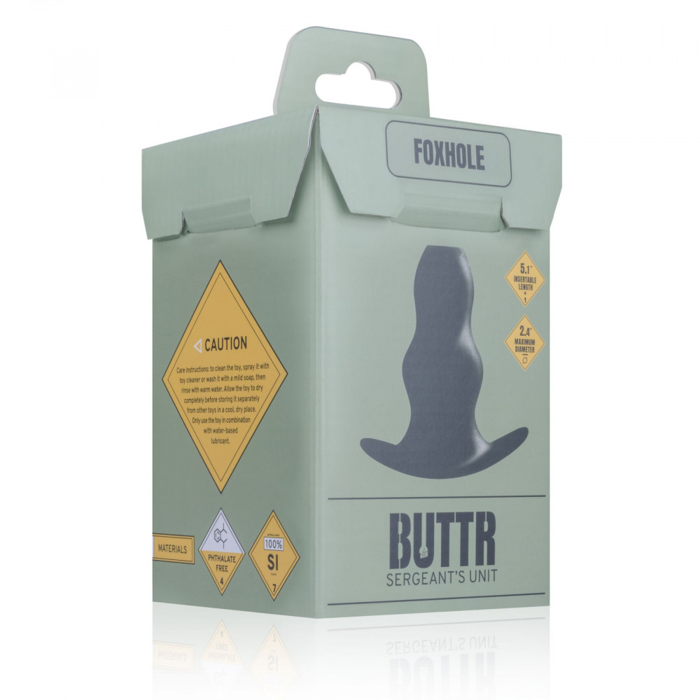 Анальная пробка - Анальная пробка BUTTR - Foxhole Hollow Butt Plug 5