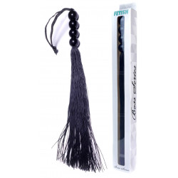 Силиконовый флогер ( длина 37 см ) Fetish Boss Series - Silicone Whip Black 14", BS6100042