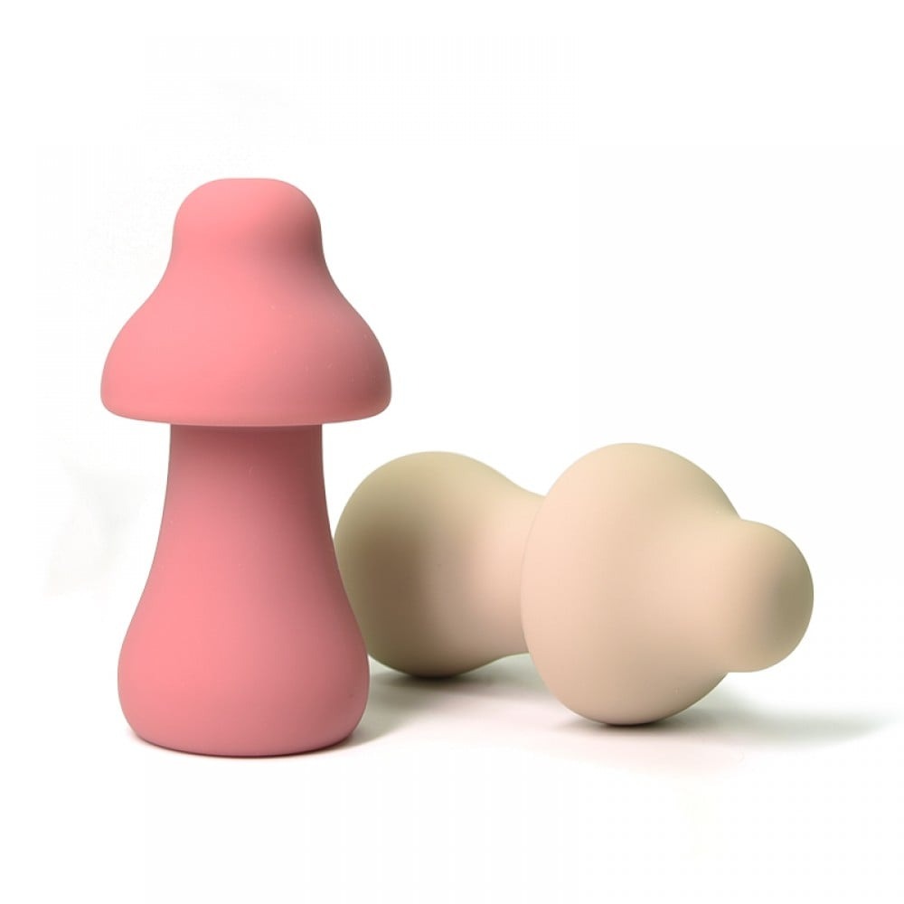 Секс игрушки - Вибратор для клитора в форме грибочка Sweet Em Velvet Lure Розовый 9.4 см*5 см 5