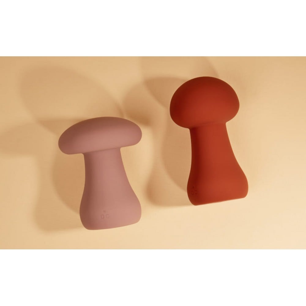 Секс игрушки - Вибратор для клитора в форме грибочка Sweet Em Velvet Lure Розовый 9.4 см*5 см 4