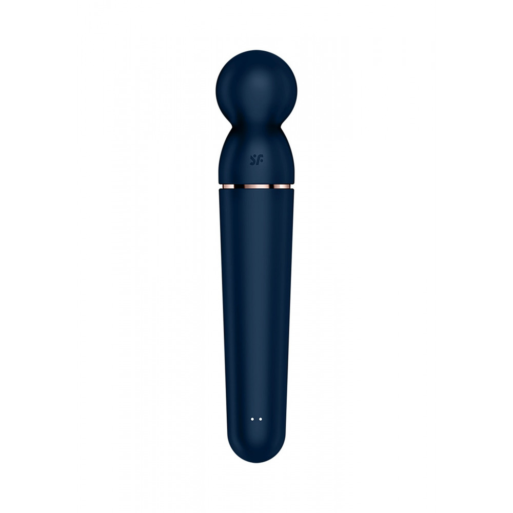 Секс игрушки - Вибратор-микрофон Satisfyer Planet Wand-er для стимуляции всего тела, синий, XXL