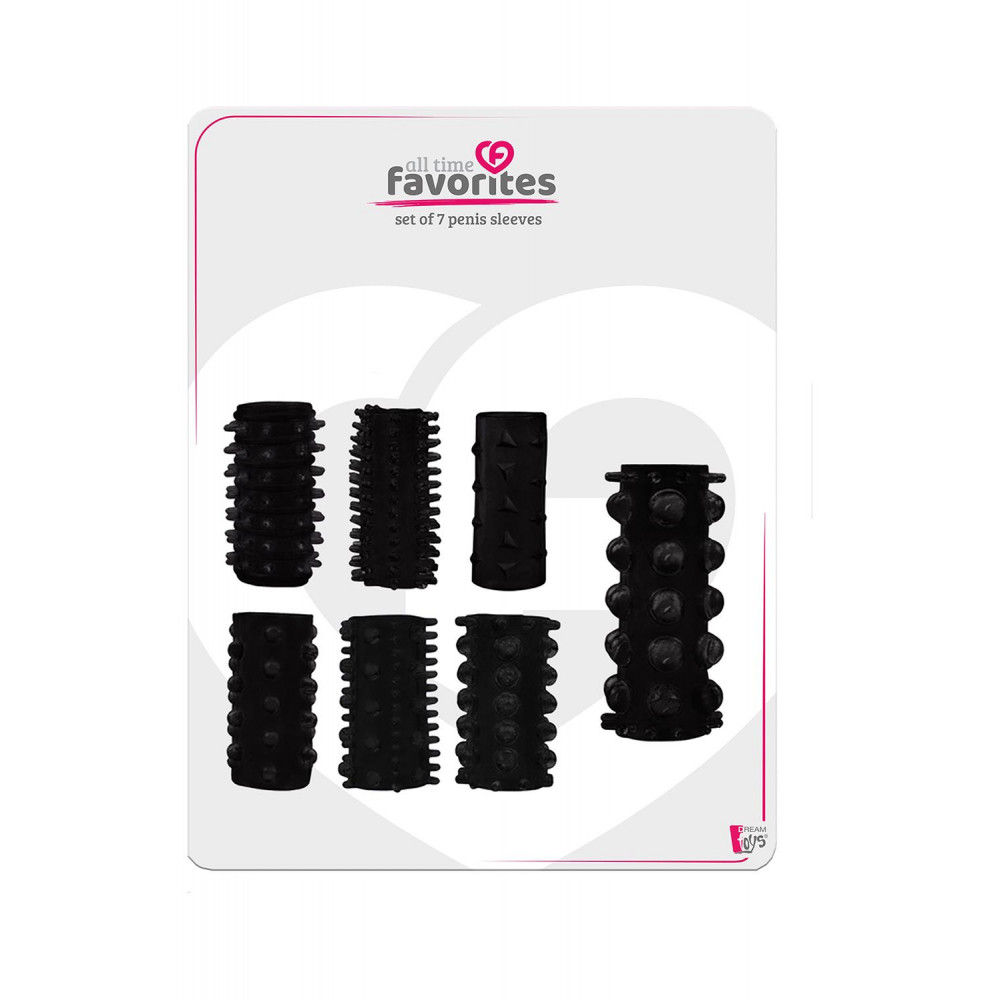 Насадки на член - Набор насадок ALL TIME FAVORITES PENIS SLEEVES SET 3