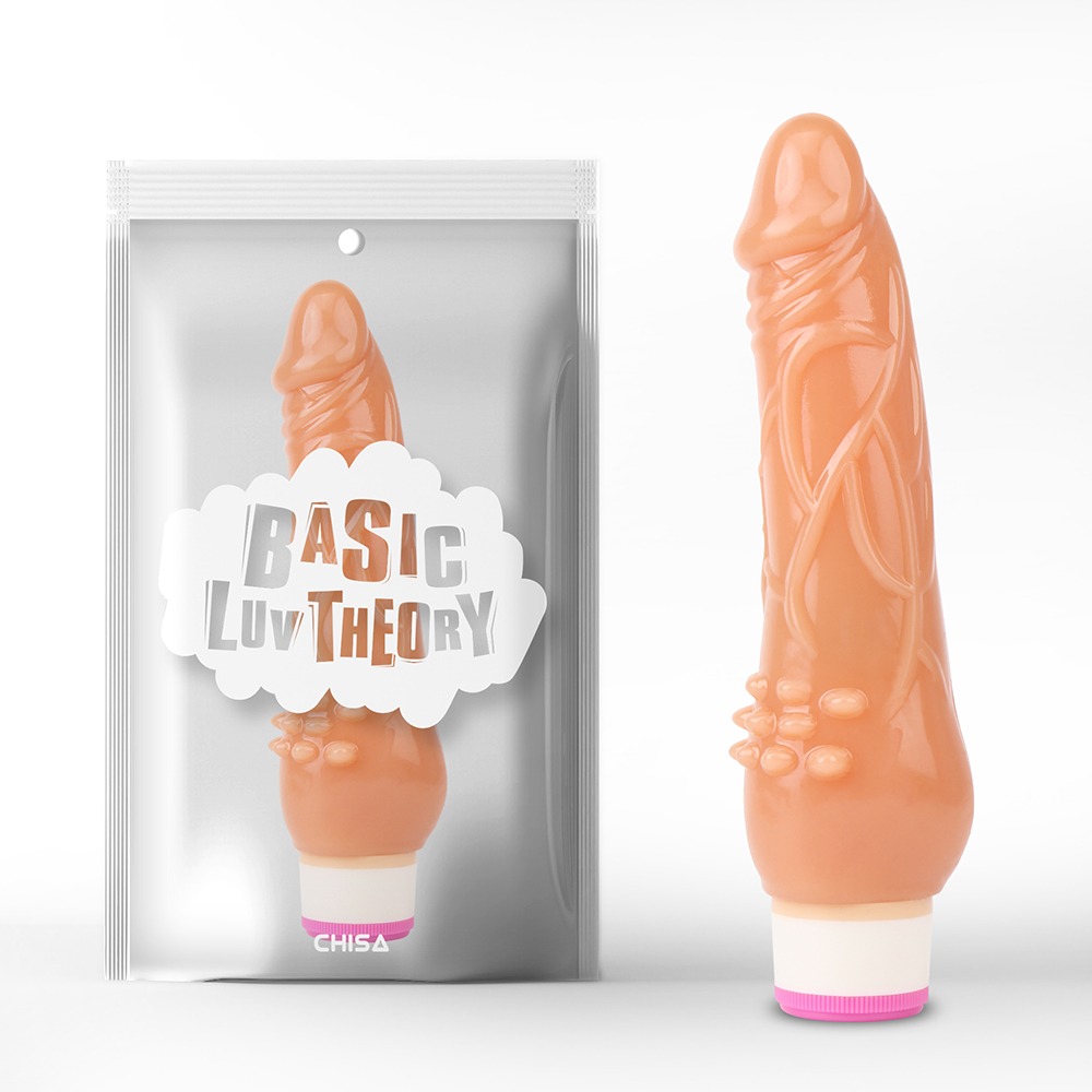 Секс игрушки - Вибратор реалистичный, рельефный Chisa Basic Luv Theory Beginner Rider, бежевый