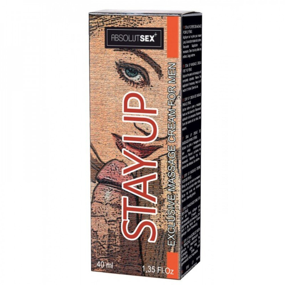 Лубриканты - Крем пролонгирующий STAY UP, 40 ml 2