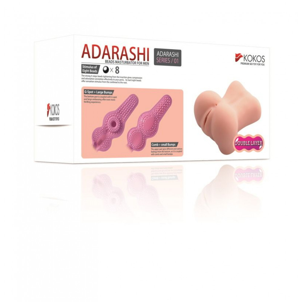 Двойные мастурбаторы  - Мастурбатор Kokos Adarashi -1 DL 1