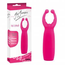 Мини вибратор клиторальный Chisa Joy Jumper Hollyhock, розовый