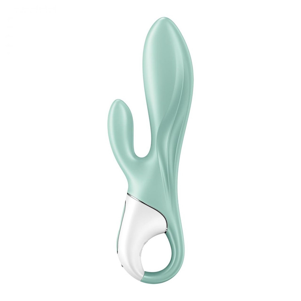 Секс игрушки - Надувной вибратор-кролик Satisfyer с функцией управления через приложение, мятный 1