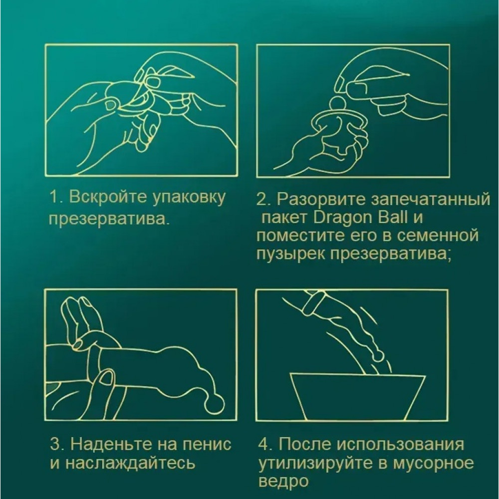 Лубриканты - Презерватив OLO с усиками + шарик 