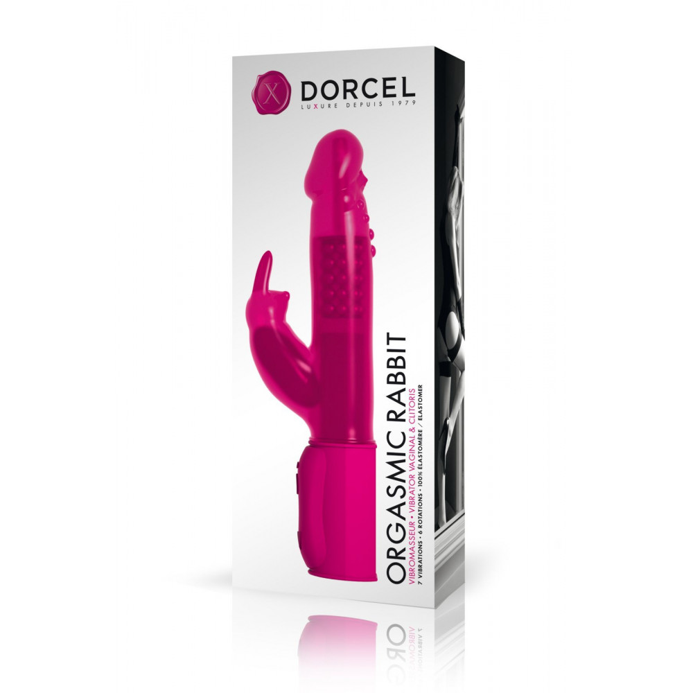 Вибратор-кролик - Вибратор-кролик Dorcel Orgasmic Rabbit Pink с жемчужным массажем 1