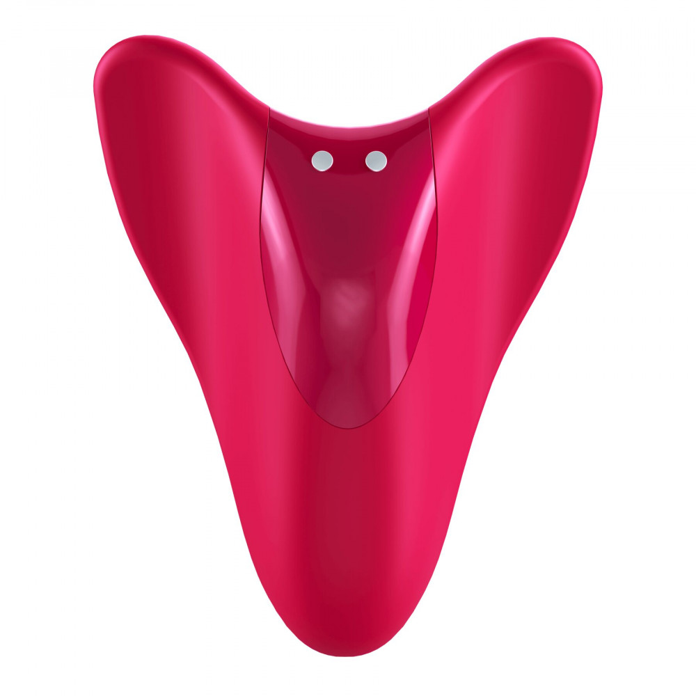 Мини вибраторы - Вибратор на палец Satisfyer High Fly Red 5
