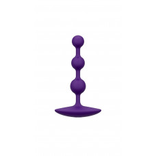 Анальные бусы Romp Amp Dark Purple, силикон, макс. диаметр 2,6 см