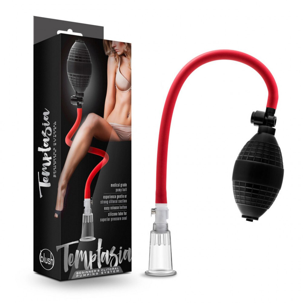 Женские вакуумные помпы - Вакуумная помпа для клитора Temptasia by Blush - Beginner's Clitoral Pumping System - Black 1