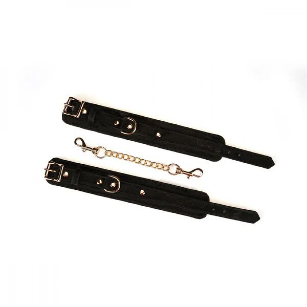 Наручники, веревки, бондажы, поножи - Наручники Liebe Seele Boudoir Amor Wrist Cuffs Black 3