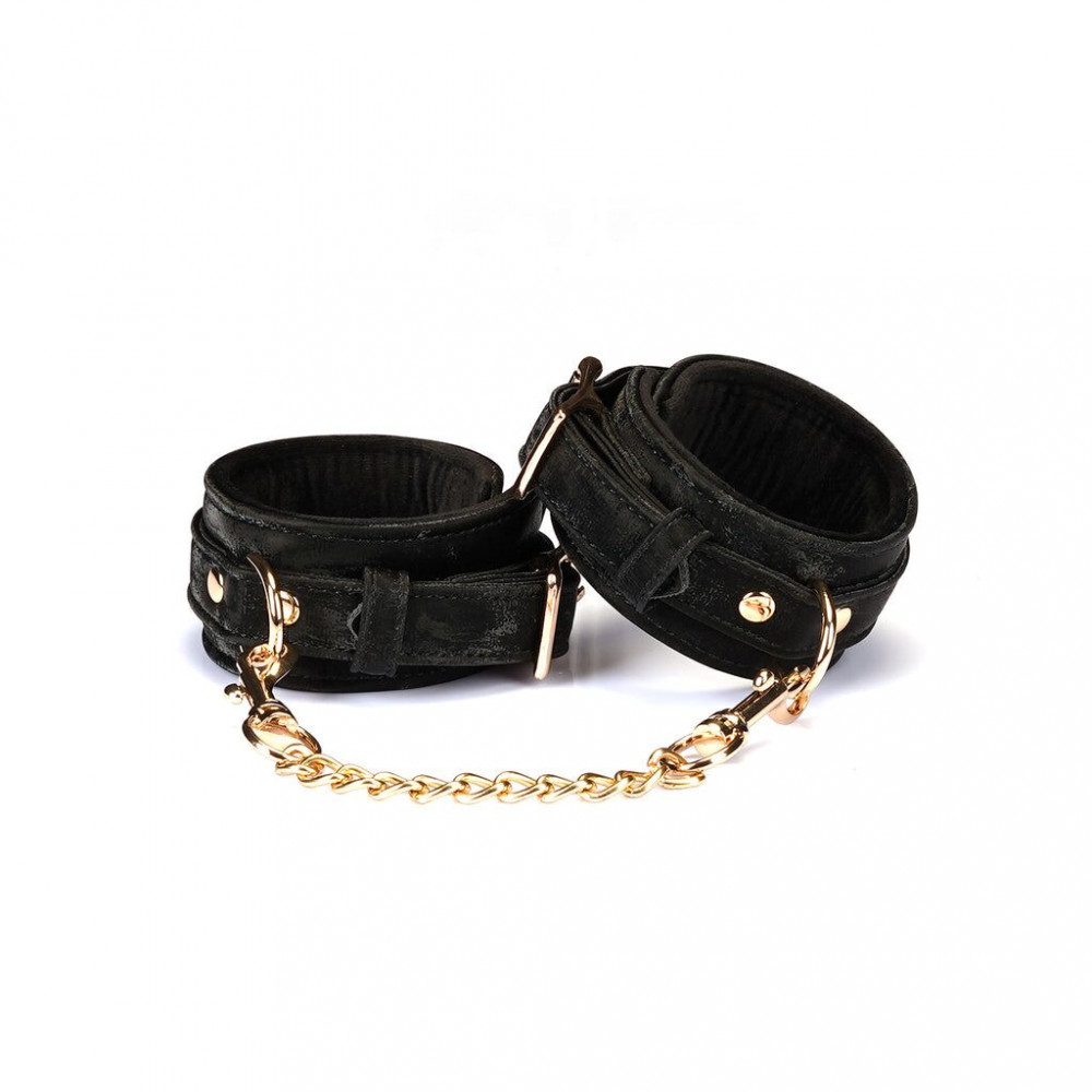 Наручники, веревки, бондажы, поножи - Наручники Liebe Seele Boudoir Amor Wrist Cuffs Black