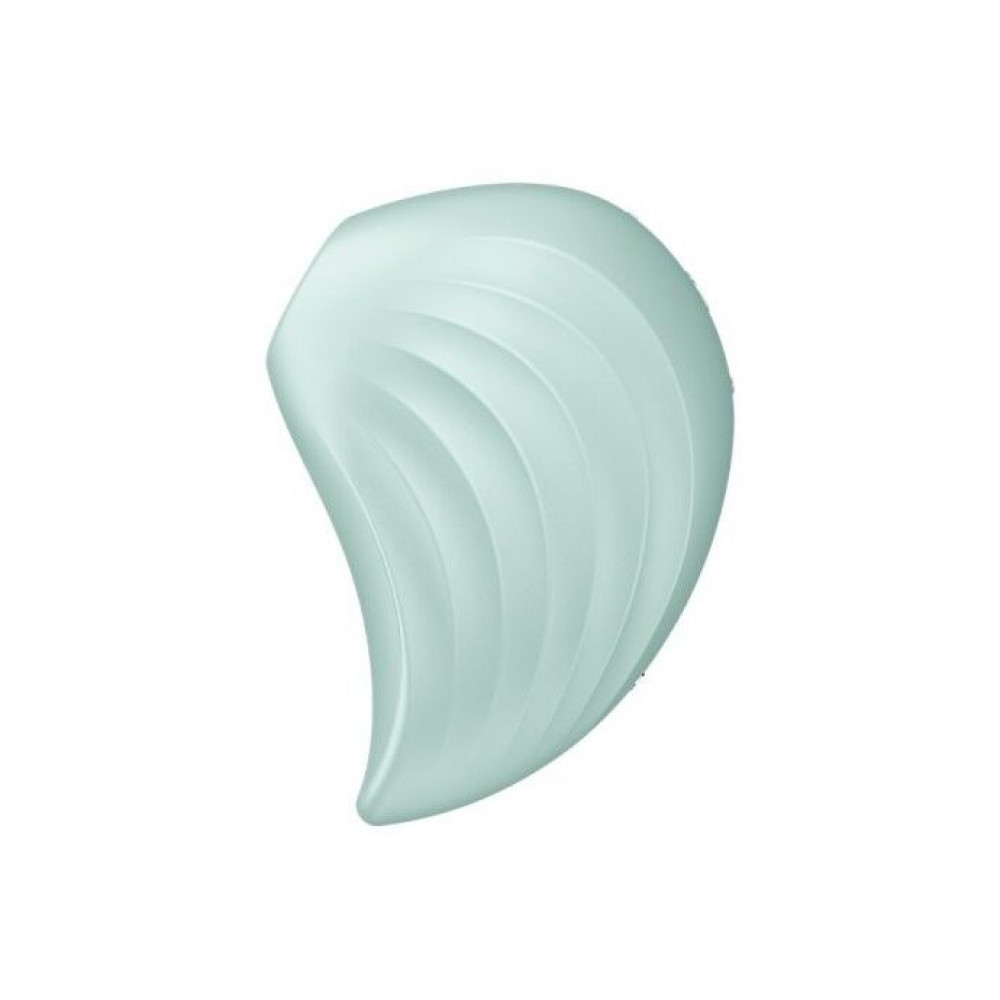 Вибраторы вакуумные - Вакуумный клиторальный стимулятор с вибрацией Satisfyer Pearl Diver Mint 4