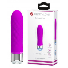 Вибромассажер серии Pretty Love Sebastian Purple, BI-014611