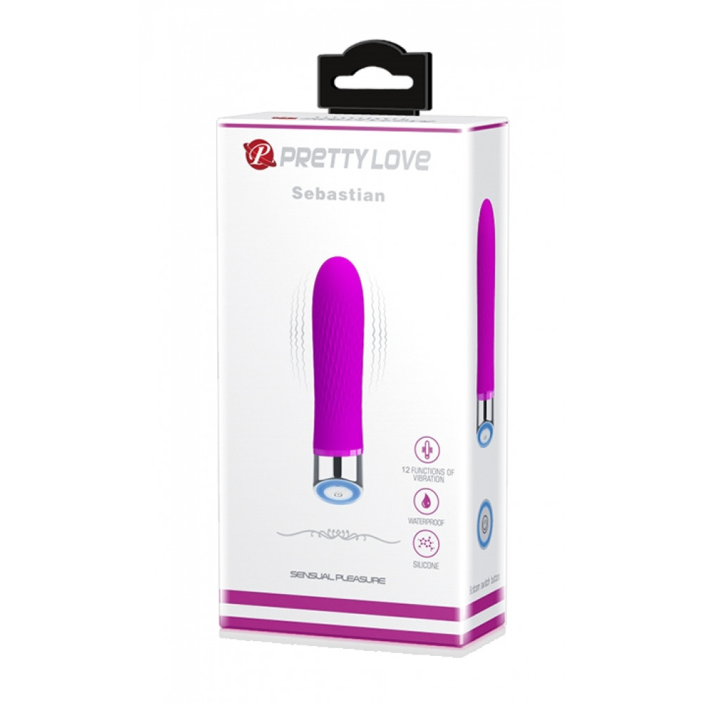 Вибратор - Вибромассажер серии Pretty Love Sebastian Purple, BI-014611 1