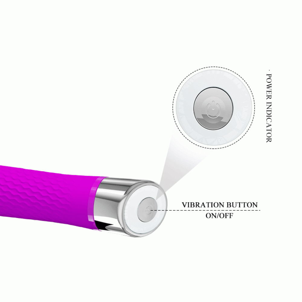 Вибратор - Вибромассажер серии Pretty Love Sebastian Purple, BI-014611 3